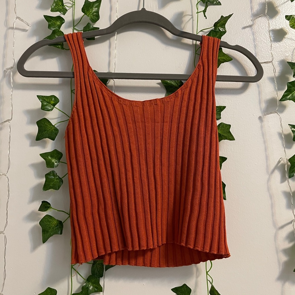 Burnt Orange Tank Top